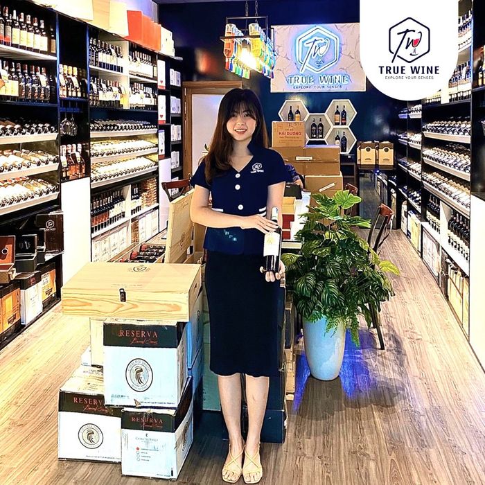 Hình ảnh giỏ quà Tết cao cấp tại True Wine Nha Trang