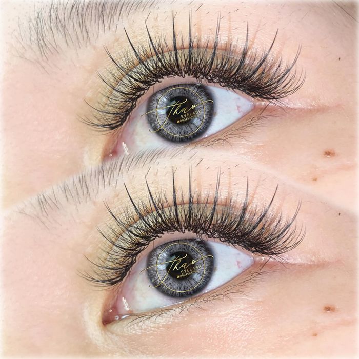 Thành phẩm nối mi ấn tượng từ học viên Thảo Eyelash