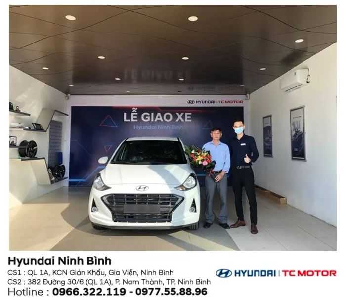 Hình ảnh trưng bày xe tại Hyundai Ninh Bình