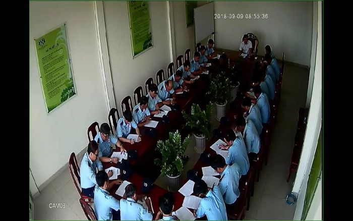 Hình ảnh đội ngũ bảo vệ chuyên nghiệp của Công Ty Hải Dương