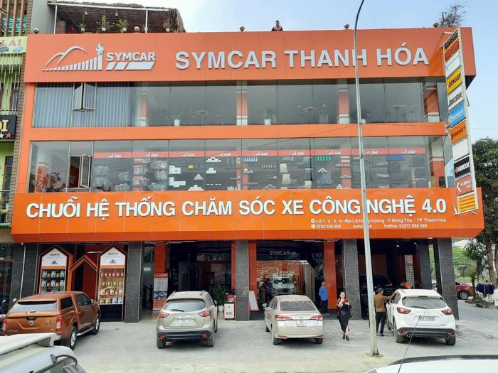 Hình ảnh hệ thống máy móc hiện đại tại Symcar Thanh Hóa