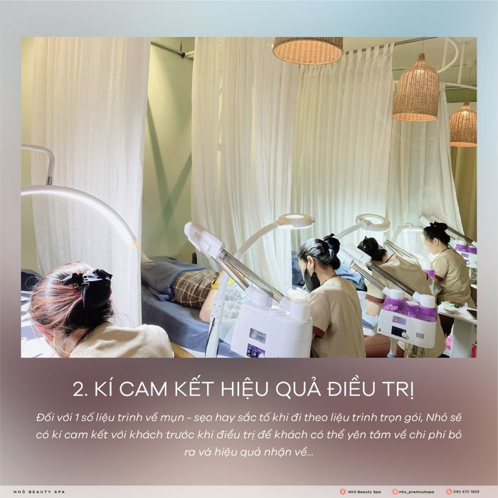 Không gian sang trọng tại Nhỏ Premium Spa
