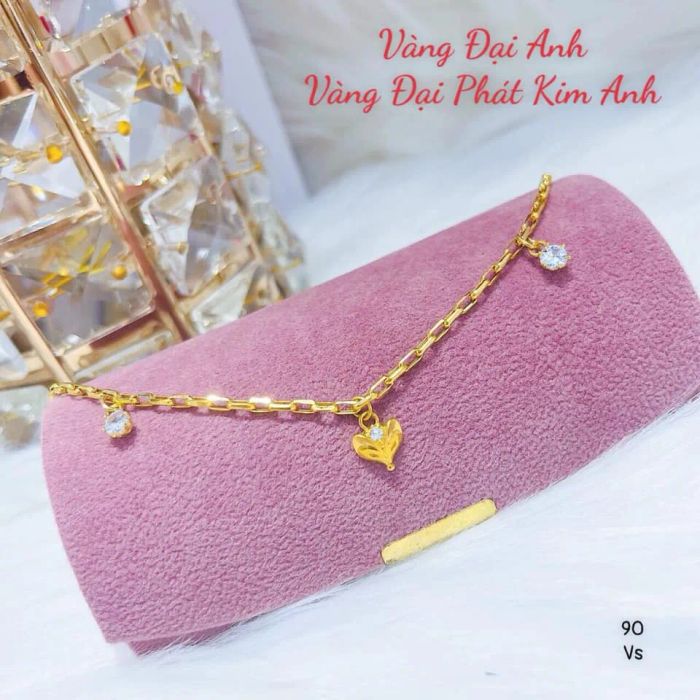 Những mẫu dây chuyền vàng 18K mới nhất tại Vàng Đại Phát Kim Anh