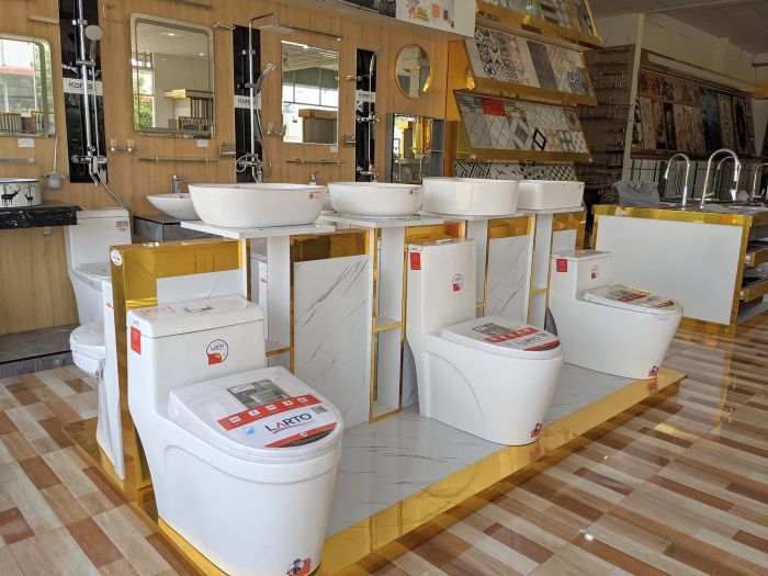 Bộ sưu tập thiết bị vệ sinh đa dạng tại Cao Phát