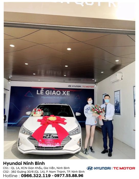 Hình ảnh showroom Hyundai Ninh Bình