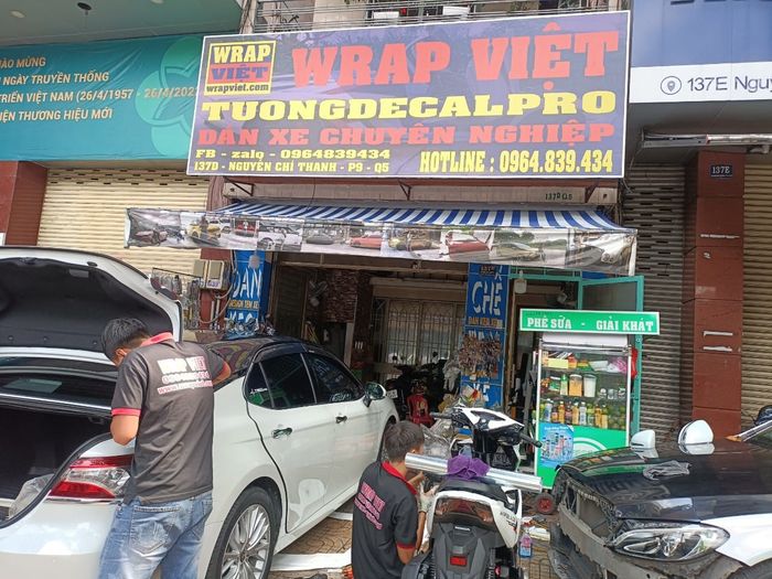Ảnh 1: Kiệt tác wrap xe được thực hiện bởi nghệ nhân Wrap Việt Decal