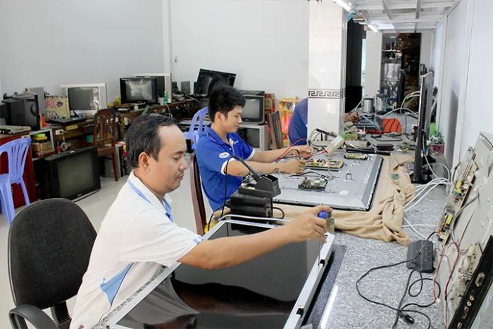 Hình ảnh thực tế Trung tâm Điện tử Điện lạnh Thành Công