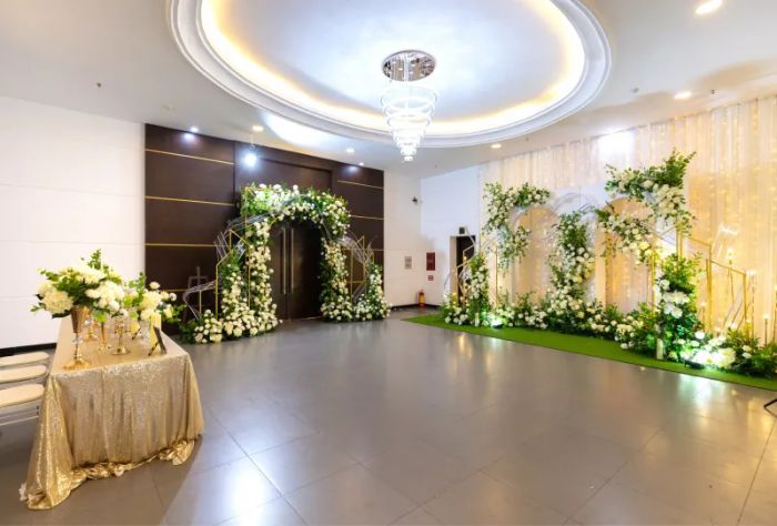 Không Gian Tiệc Cưới Lộng Lẫy Tại Aroma Center Vũng Tàu