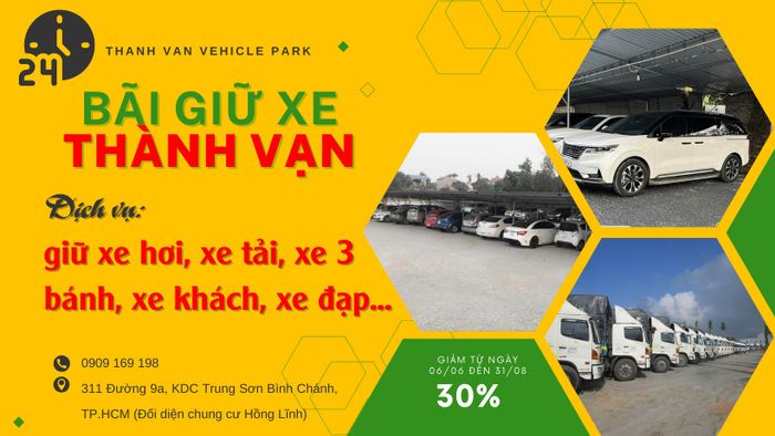 Góc nhìn tổng quan bãi xe Thành Vạn (Ảnh 2)