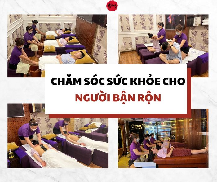 Phòng trị liệu cao cấp tại Gừng Spa