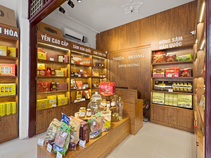 Không gian sang trọng tại Sâm Hàn Quốc Shop 127
