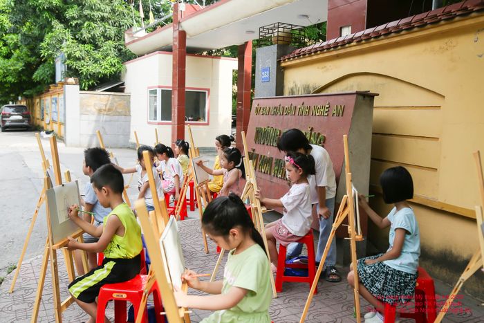 Không gian sáng tạo tại Trung Tâm Đào Tạo Năng Khiếu Nghệ Thuật
