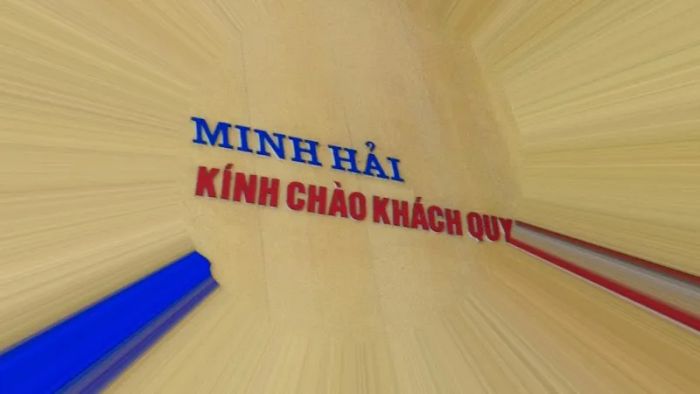Hình ảnh thi công thực tế của Minh Hải Advertising