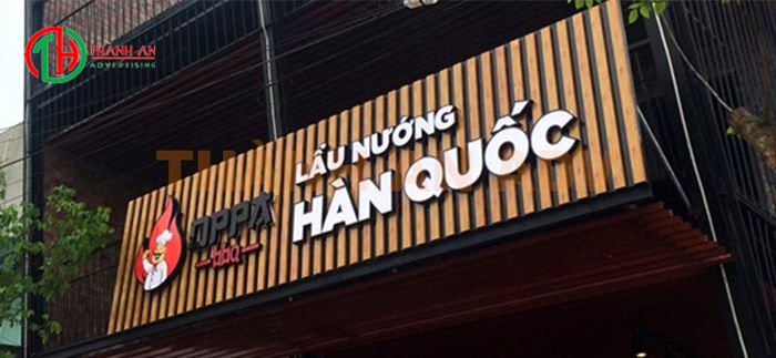 Hình ảnh thiết kế biển quảng cáo ấn tượng từ Vũ Long