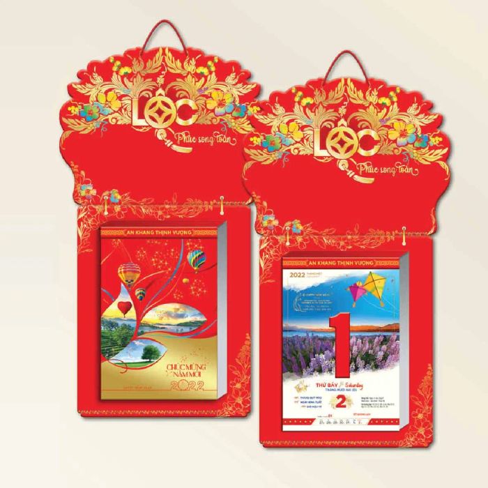 Bộ sưu tập lịch Tết sáng tạo từ In Hồ Gươm