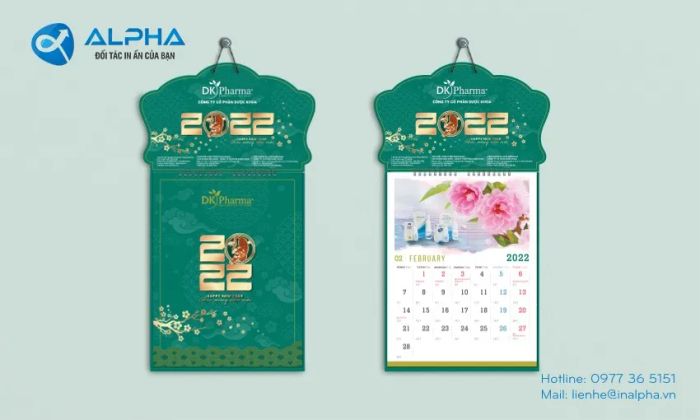 Bộ sưu tập lịch Tết cao cấp từ In Alpha