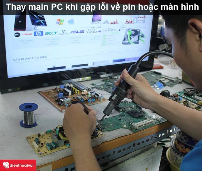 Hình ảnh minh họa dịch vụ sửa chữa tại Điện Thoại Vui