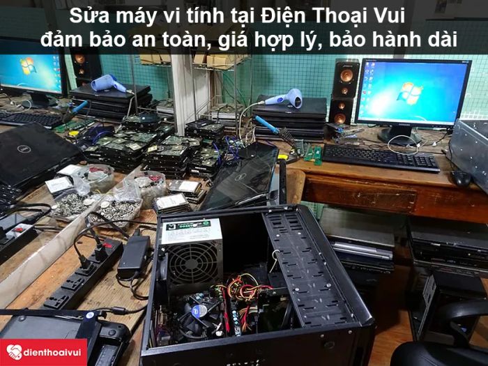 Hình ảnh thực tế dịch vụ sửa chữa tại Điện Thoại Vui
