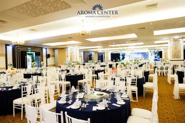 Không Gian Tiệc Cưới Lộng Lẫy Tại Aroma Center - Ảnh 2
