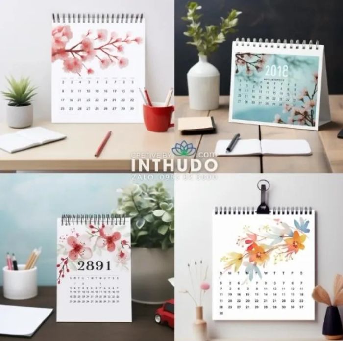 Bộ sưu tập lịch Tết tinh xảo từ In Thủ Đô