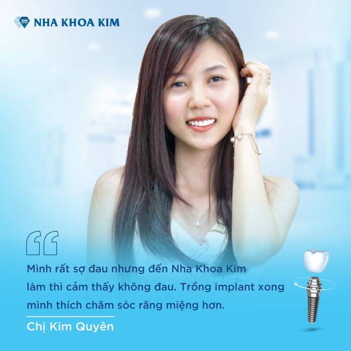 Hình ảnh quy trình cấy ghép Implant chuẩn quốc tế tại Nha Khoa Kim