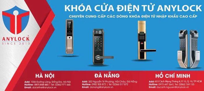 Hình ảnh showroom Khóa Điện Tử Anylock