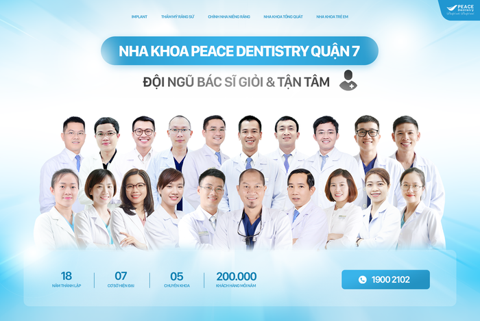 Không gian điều trị cao cấp tại Peace Dentistry