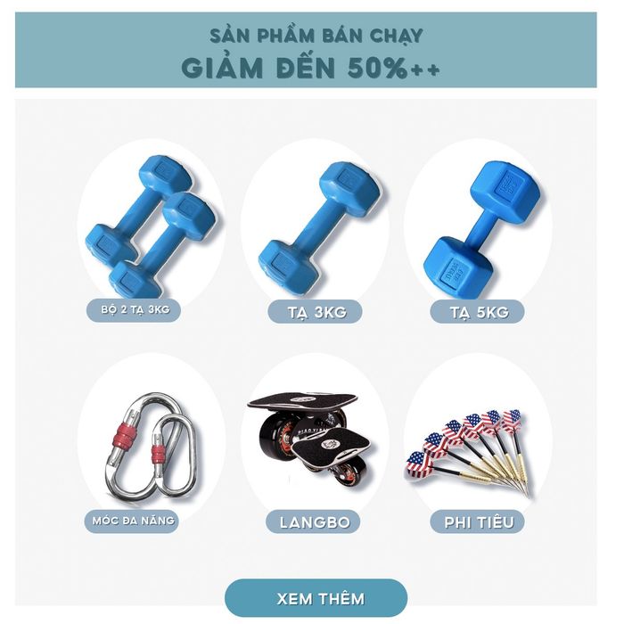 Không gian trưng bày SportsLink Việt Nam