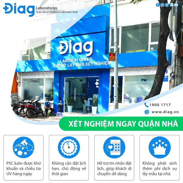 Không gian phòng lab hiện đại đạt chuẩn quốc tế tại DIAG