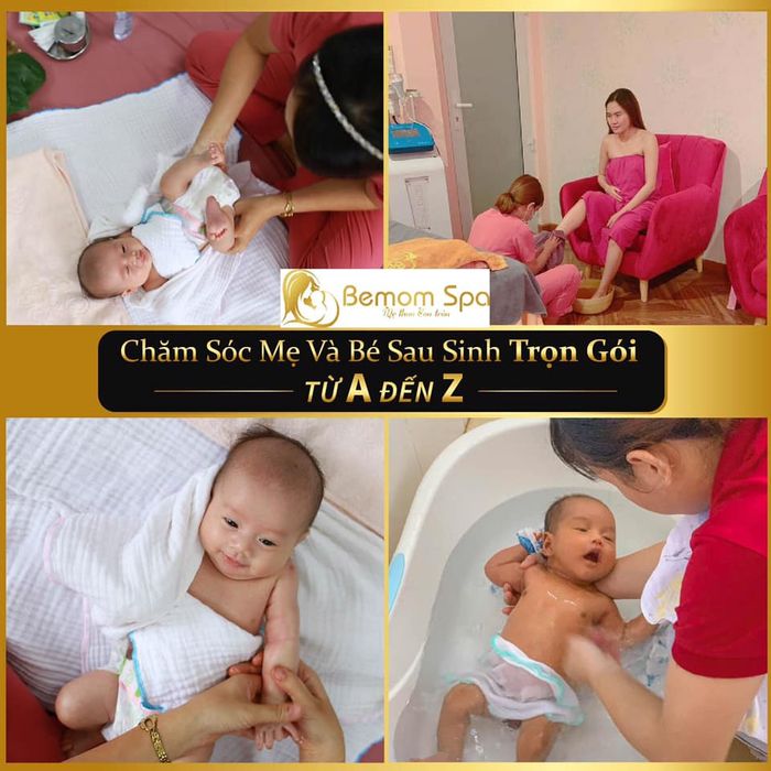 Không gian chăm sóc mẹ và bé tại Bemom Spa