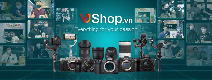 Không gian trưng bày hiện đại tại VJCameraStore