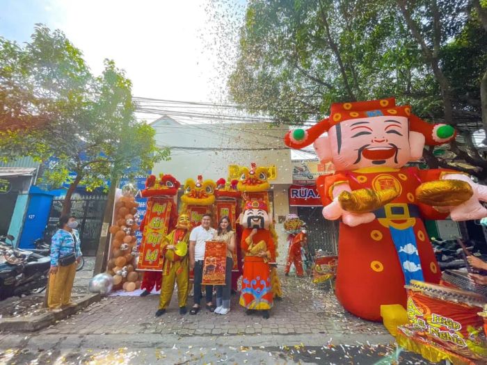 Hình ảnh ấn tượng từ Đoàn Lân Sư Rồng Hiệp Nghĩa Đường