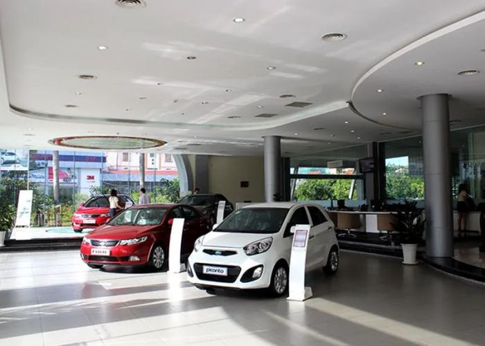 Không gian trưng bày ấn tượng tại KIA Phú Mỹ Hưng