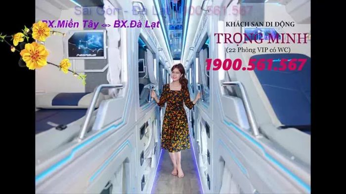 Không gian nội thất cao cấp của Trọng Minh Limousine