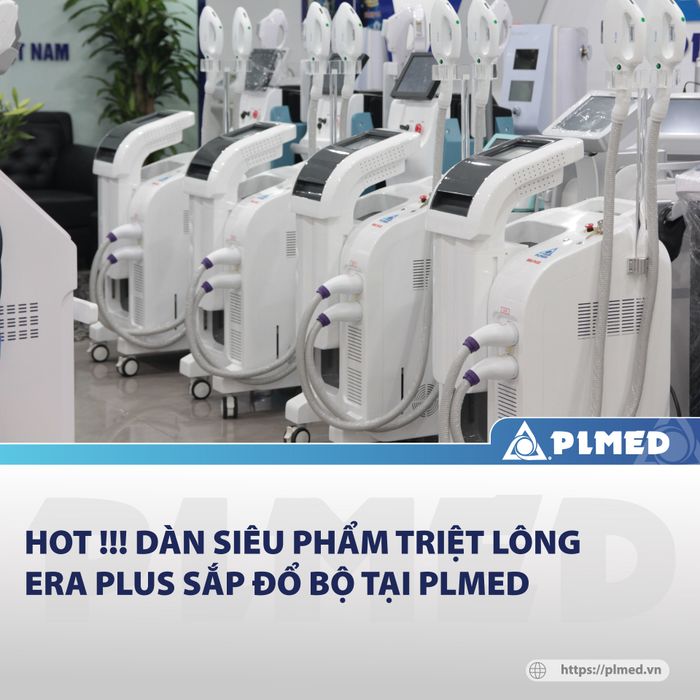 Hình ảnh không gian trưng bày thiết bị hiện đại tại PLMED