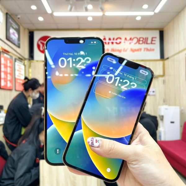 Không gian hiện đại tại chi nhánh Minh Hoàng Mobile Lạch Tray