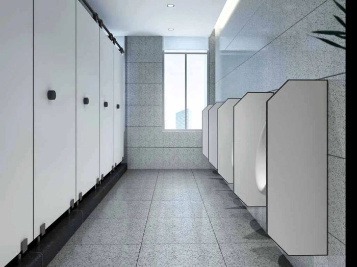 Bộ sưu tập mẫu vách ngăn vệ sinh cao cấp MBEE
