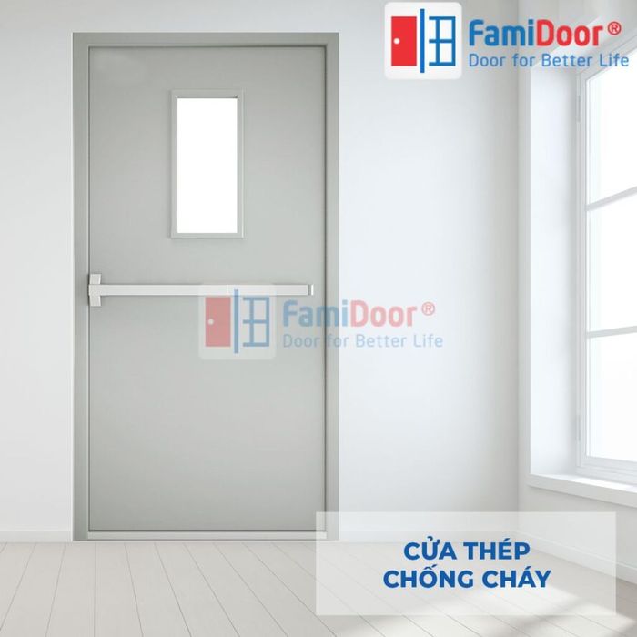 Hình ảnh sản phẩm cửa chống cháy tại Famidoor