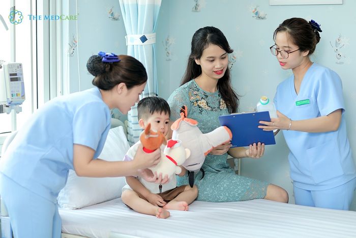 Hình ảnh cơ sở vật chất hiện đại tại Phòng khám Nhi khoa The MedCare