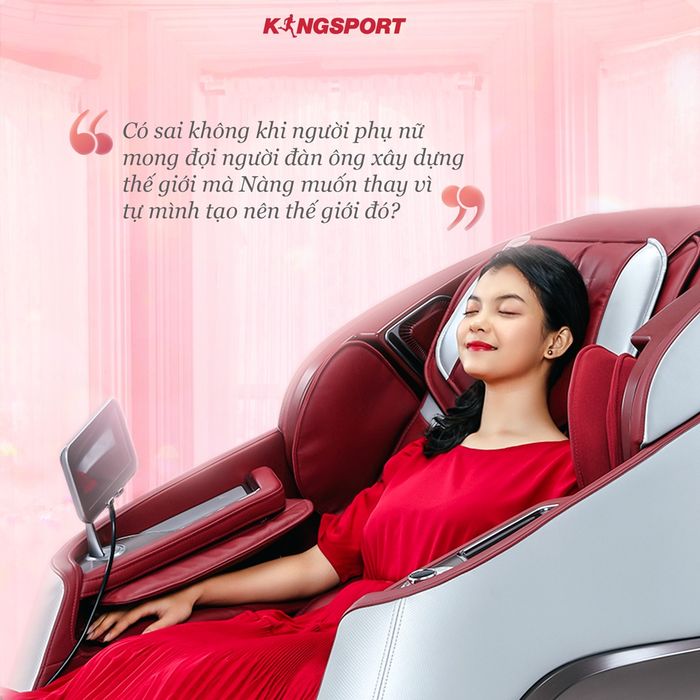 Hình ảnh trưng bày ghế massage tại KingSport Thái Bình
