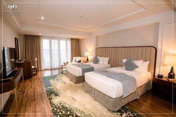 Không gian phòng nghỉ cao cấp tại Nam Cường Hotel - Ảnh 3