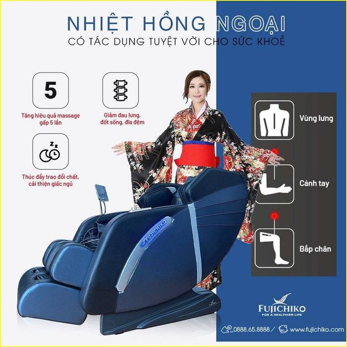 Fuji ChiKo – Hình ảnh ghế massage cao cấp