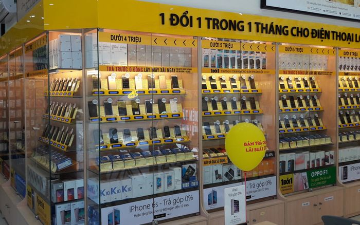Khu vực tư vấn chuyên nghiệp tại Thế Giới Di Động
