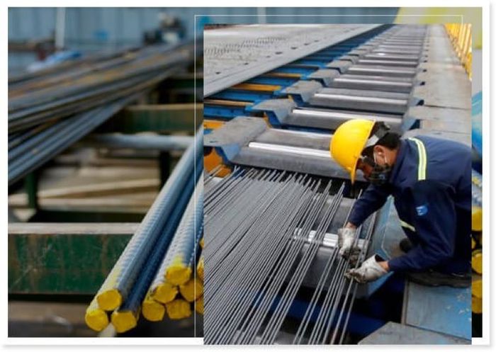Hình ảnh nhà máy sản xuất hiện đại của TINH Sắt Thép Hậu Giang