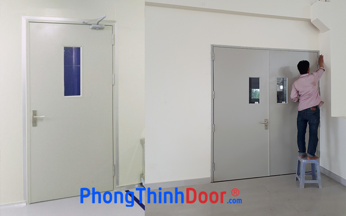 Hình ảnh sản phẩm cửa chống cháy Phong Thịnh Door