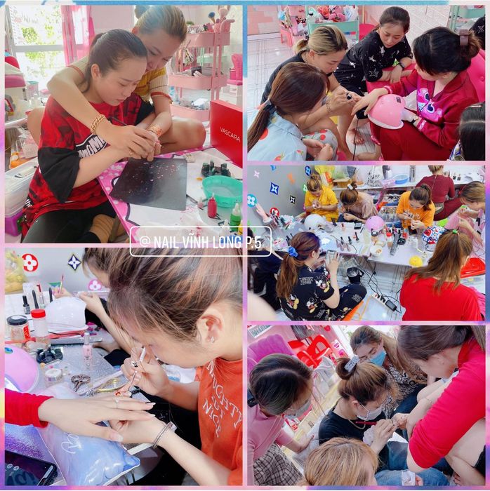 Tác phẩm nghệ thuật nail từ học viên Nail Pé Uyên
