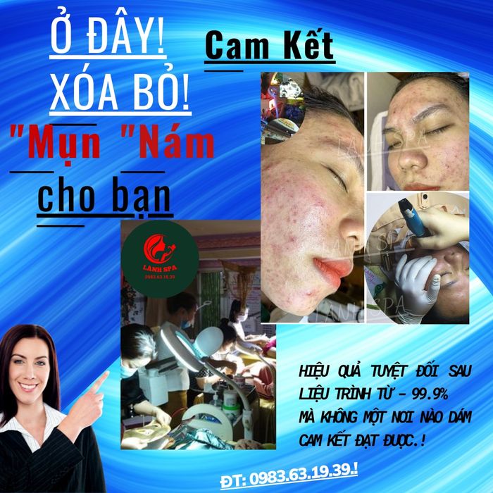 Hình ảnh không gian sang trọng tại Viện Da Lành