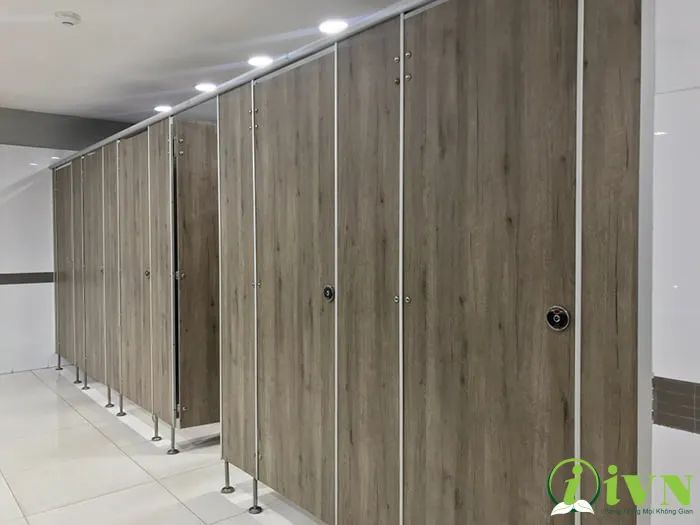 Hình ảnh thi công vách ngăn hiện đại từ iVN