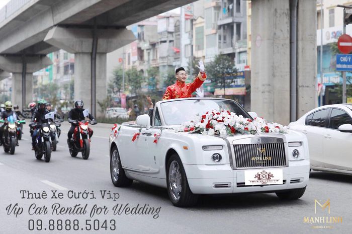 Hình ảnh xe cưới cao cấp tại Thuê Xe Cưới Vip - Mạnh Linh