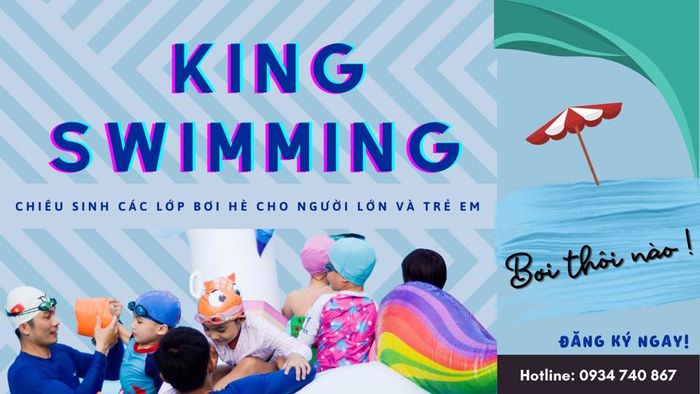 Hình ảnh bể bơi hiện đại tại King Swimming Đà Nẵng